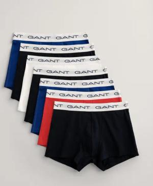Gant Boxershorts "TRUNK 7-PACK", (Packung, 7 St., 7), mit elastischem Logobund