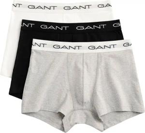 Gant Boxershorts, (Packung, 3 St., 3), mit elastischem Logobund