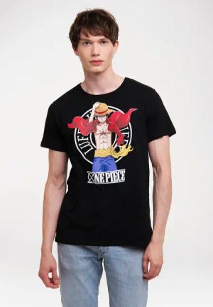LOGOSHIRT T-Shirt "One Piece - Luffy New World", mit lizenziertem Print