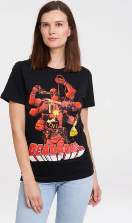 LOGOSHIRT T-Shirt "Marvel Comics - Deadpool", mit lizenziertem Print