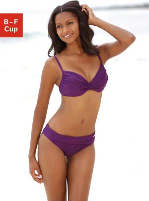 LASCANA Bügel-Bikini, mit Raffungen am Cup