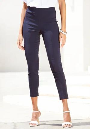 LASCANA Stretch-Hose, mit figurschmeichelndem Bund, elegante Stoffhose in schmaler Passform
