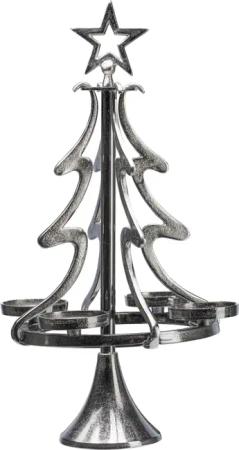 my home Adventsleuchter "Tannenbaum, Weihnachtsdeko", (1 St.), Kerzenständer aus Aluminium, Höhe 86 cm