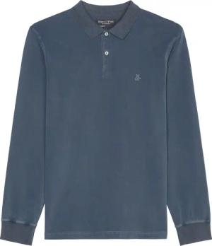 Marc OPolo Langarm-Poloshirt, im Washed-Look