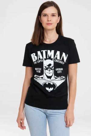 LOGOSHIRT T-Shirt "Batman - Portrait", mit Superhelden Print