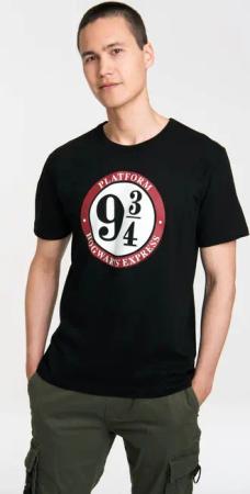LOGOSHIRT T-Shirt "Harry Potter - Platform 9 3/4", mit Harry Potter Hogwarts Express-Motiv