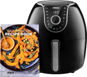 PRINCESS Heißluftfritteuse "XXL 182055", 1700 W, Fassungsvermögen 5,2 l, digitales Display mit 8 Programmen, 5,2L