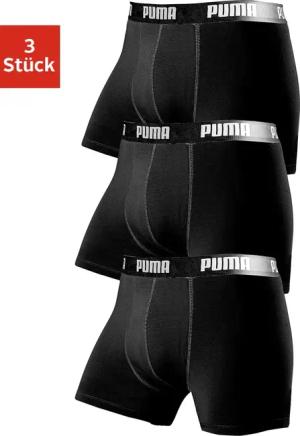 PUMA Boxer, (Packung, 3er-Pack), mit Marken-Logo im Bund