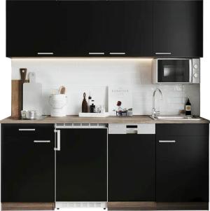 RESPEKTA Küche "Oliver", Breite 195 cm, wechselseitig aufbaubar