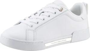 Tommy Hilfiger Plateausneaker "CHIQUE COURT SNEAKER", mit Detail im Plateau, Freizeitschuh, Halbschuh, Schnürschuh