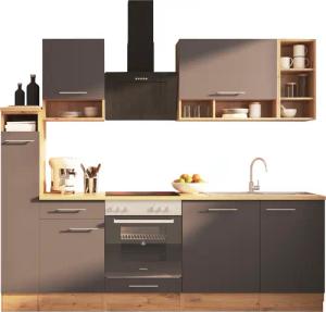 RESPEKTA Küche "Hilde", Breite 250 cm, wechselseitig aufbaubar