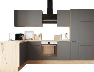 RESPEKTA Winkelküche "Safado aus der Serie Marleen", Breite 310 cm, mit Soft-Close