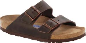 Birkenstock Arizona Soft Leather Oiled Sandale