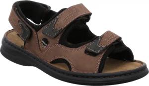 Josef Seibel Sandale "Franklin", Sommerschuh, Klettschuh, Freizeitsandale, mit Kontrastnähten