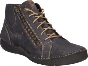 Josef Seibel Schnürstiefelette "Fergey 67", Schnürstiefel, Winterstiefel, Bequemschuh mit Reißverschluss