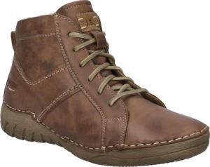 Josef Seibel Schnürstiefelette "Felicia 01", Schnürboots, Sneaker, Freizeitschuh mit modischer Ziernaht