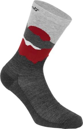 LaMunt Damen Martha Illustration Socken