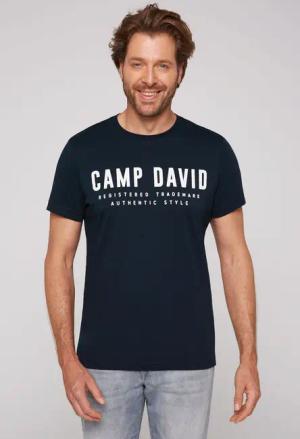 CAMP DAVID T-Shirt, mit Logo Print auf der Vorderseite