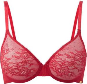 Gossard Gemoldeter BH Glossies Lace Moulded BH Lipstick Red 75 A (gemouldeter BH, 1-tlg., 65, 70, 75, 80, 85)