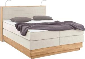 Home affaire Boxspringbett "Cavan", Eiche, inkl. Bettkasten & Topper, verschiedene Härtegrade (auch H4)