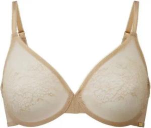 Gossard Gemoldeter BH Glossies Lace Moulded BH Natur 80 G (gemouldeter BH, 1-tlg., 80)