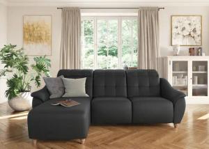 Home affaire Ecksofa "Boston L-Form", (2 St.), Kopfteilverstellung an jeder Sitzfläche, wahlweise Relaxfunktion