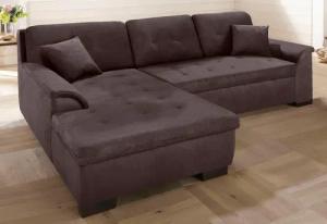 Home affaire Ecksofa "Bergen", wahlweise mit Bettfunktion L-Form