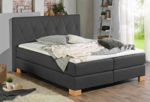 Home affaire Boxspringbett "Merino", incl. Kaltschaumtopper, 5, Breiten, 2 Härtegrade, 3 Ausführungen
