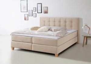 Home affaire Boxspringbett "Moulay", inkl. Topper, in 3 Härtegraden, TFK auch in Härtegrad 4
