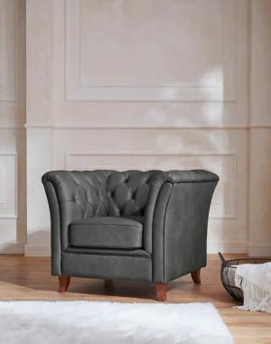Home affaire Chesterfield-Sessel "Reims Cocktailsessel, Sessel", mit echter Chesterfield-Knopfheftung, hochwertige Verarbeitung