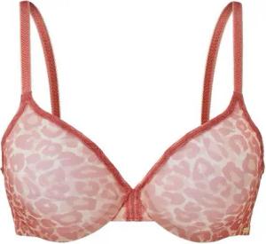 Gossard Gemoldeter BH Glossies Leopard Moulded BH Blush Print (gemouldeter BH, 1-tlg., glatt)