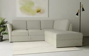 Home affaire Ecksofa "Lavars, L-Form, Schlafsofa", mit Bettfunktion und Stauraum, in zwei verschiedenen Bezugsqualitäten
