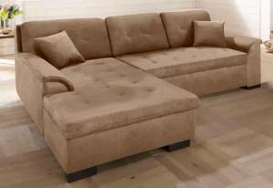 Home affaire Ecksofa "Bergen", wahlweise mit Bettfunktion L-Form