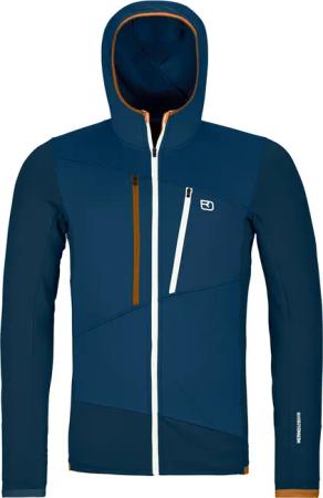 Ortovox Herren Fleece Grid Hoodie Jacke