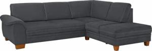 Home affaire Ecksofa "Husum L-Form", mit Sitztiefenverstellung, Federkern-Polsterung und Kontrastnaht