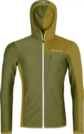Ortovox Herren Fleece Light Grid Hoodie Jacke