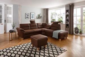 Home affaire Ecksofa "Soleo L-Form", komfortabel durch Trapezecke mit Relaxfunktion, auch mit Bettfunktion