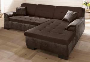 Home affaire Ecksofa "Bergen", wahlweise mit Bettfunktion L-Form