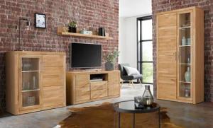 Home affaire Wohnwand "Logo", (Set, 4 St.), teilmassives Holz