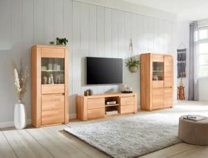 Home affaire Wohnwand "Burani", (Set, 3 St.), teilmassives Holz