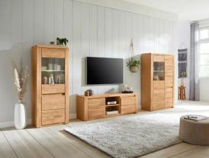 Home affaire Wohnwand "Burani", (Set, 3 St.), teilmassives Holz