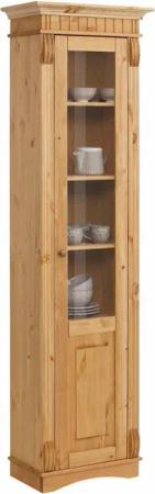 Home affaire Vitrine "Teresa", mit 1 Glastür, Höhe 193 cm, aus massiver Kiefer, FSC