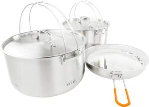GSI Glacier Stainless Troop Kochgeschirr Set