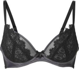 Gossard Bügel-BH VIP Eyelash Bügel BH Black (Balcony BH, 1-tlg., Spitze/Netz)