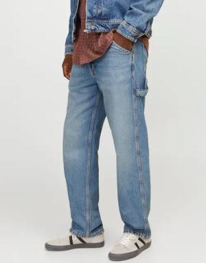 Jack & Jones Loose-fit-Jeans "JJIEDDIE JJCARPENTER SBD 416 NOOS"