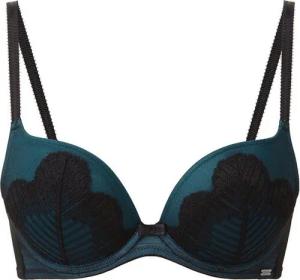Gossard Dekolleté-BH Rhapsody Push-Up BH Black 80 I (Push-Up, Teilspitze)