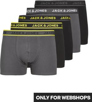 Jack & Jones Boxershorts "JACSPEED SOLID TRUNKS 5 PACK", (Packung, 5 St.)