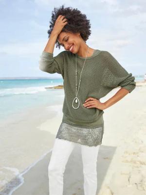 heine Ajourpullover "Pullover"
