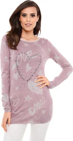 heine Strickpullover "Druck-Pullover"