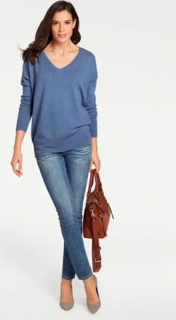heine Strickpullover "V-Pullover"